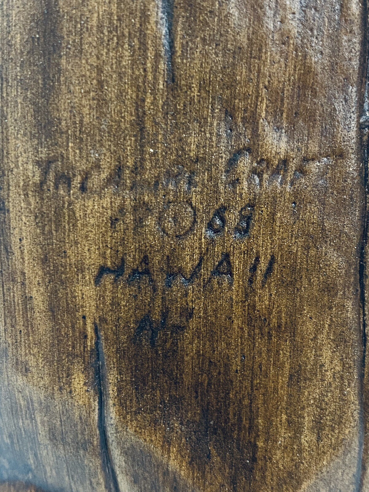 Vintage 1968 Treasure Craft Hawaii Hawaiian Ceramic Tiki God Sculpture 9.5"