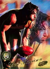 Signed 2000 Richmond Tigers AFL Select Y2K Card - Ben Harrison