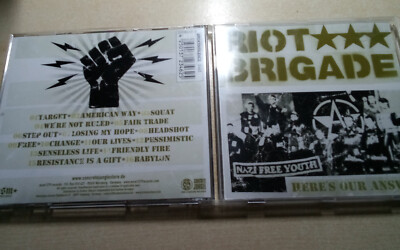 RIOT BRIGADE - HERE`S OUR ANSWER - STREETPUNK 2007 - CD  - GRATISVERSAND