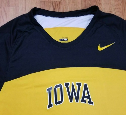 Iowa Hawkeyes Nike Dri Fit Top Shirt Jersey - Picture 2 of 4