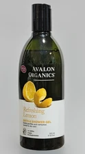 Avalon Organics Refreshing Lemon Bath & Shower Gel - 12 Fl. Oz.