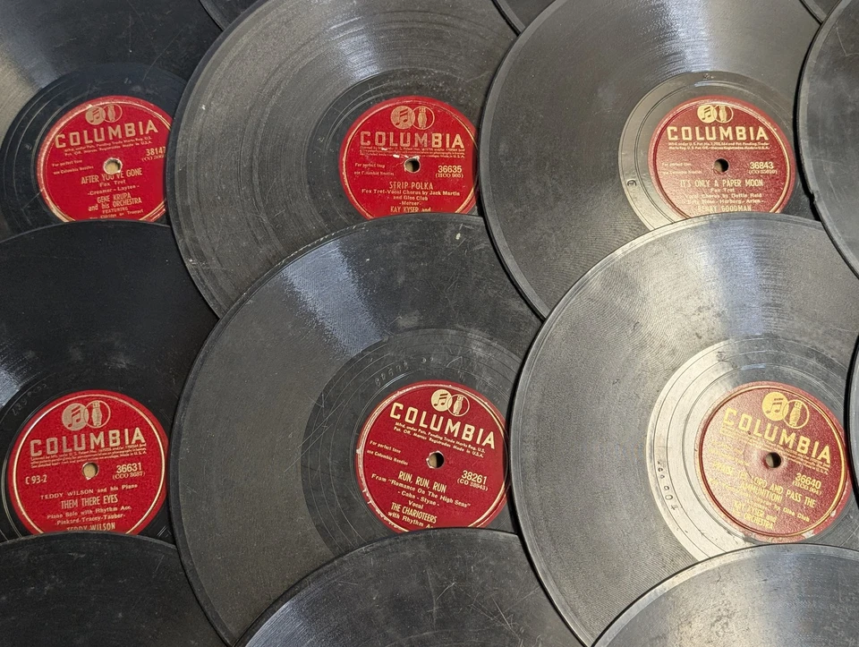 x63 BULK LOT Columbia Label Only 78 RPM Records Collection Large Mix Huge Job #3 - Image 4 of 4