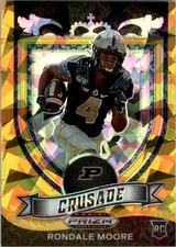 2021 Panini Prizm Draft Picks Prizms Gold Ice #171 Rondale Moore C - FB