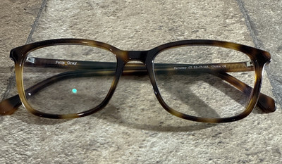 Felix Gray FARADAY C7 Eyeglasses Frame Only Brown Tortoise 53-17-145-37mm