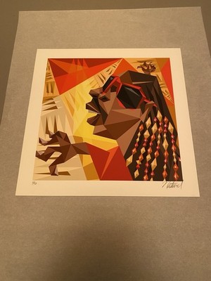 Naturel Picasso Stevie Wonder Art Print Signed Numbered 1/50