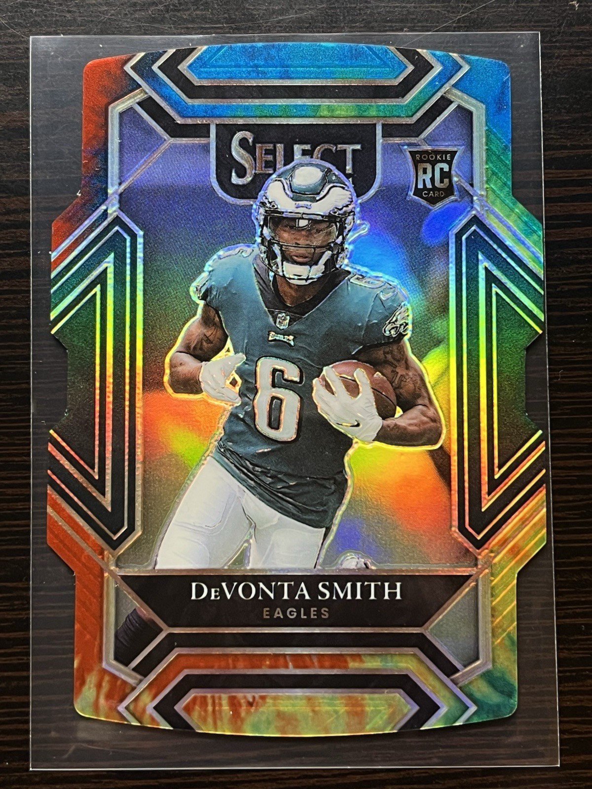 DeVonta Smith 2021 Select Tie Dye Die Cut /25 Rookie RC CASE HIT SP #249 Eagles