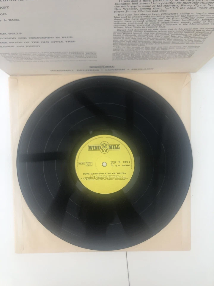 THE BEST OF DUKE ELLINGTON AND HIS ORCHESTRA VINYL LP RECORD - Image 3 of 4