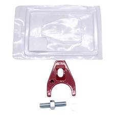 Red Aluminum Distributor Hold Down Clamp For Chevy Sbc 350 Bbc 454