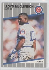 1989 Fleer Update Lloyd McClendon #U-77 0j2