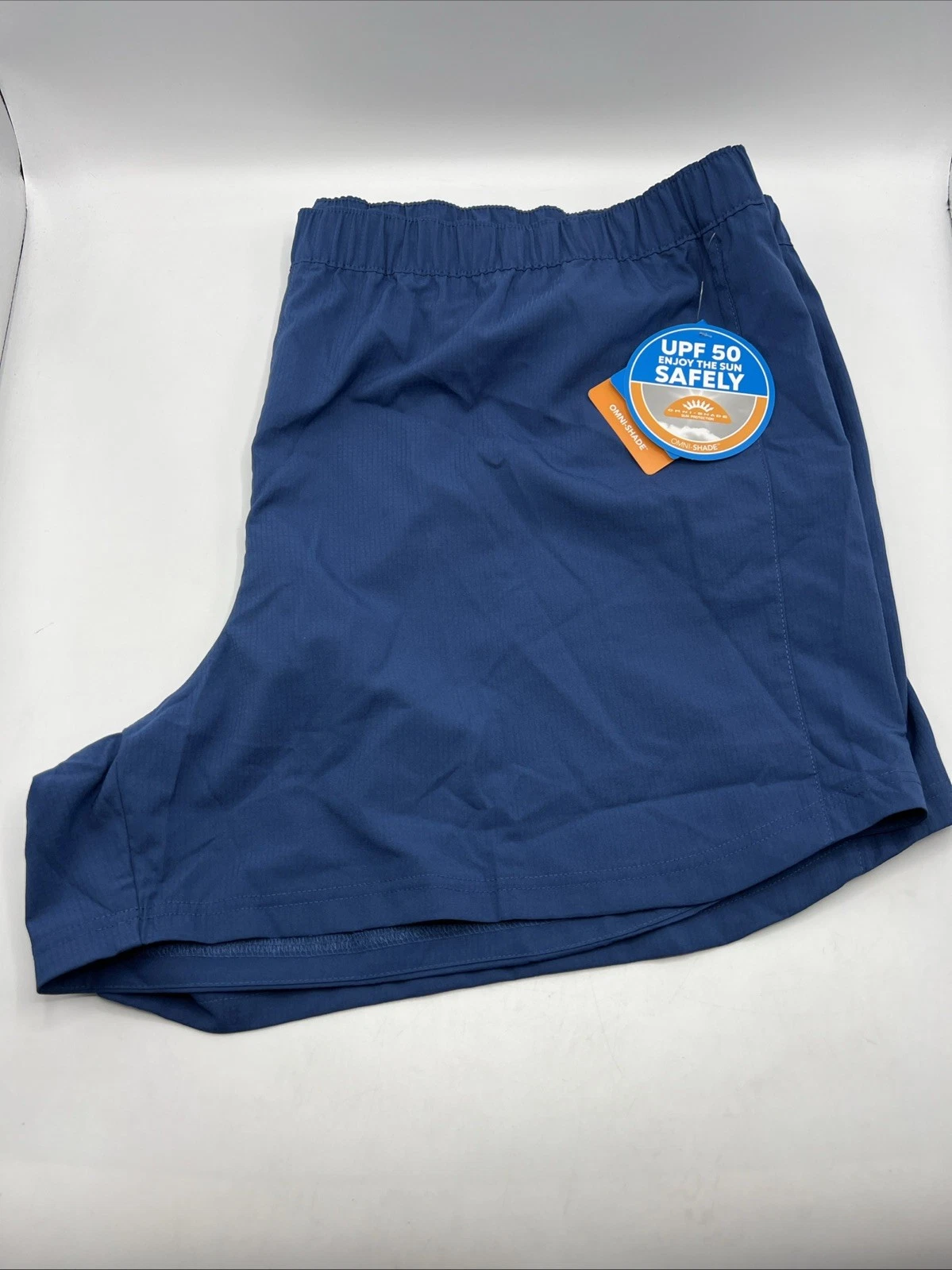 Columbia Tamiami Pull On Shorts Women's Size 3X Inseam 5" Blue Omni Shade Shorts