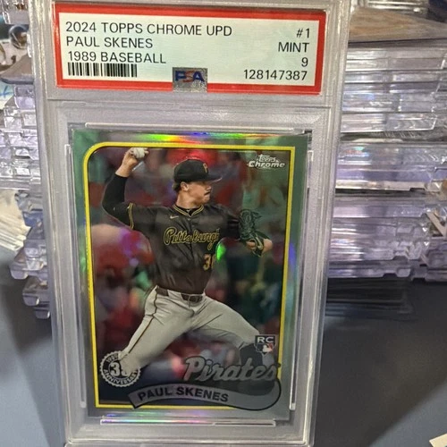 2024 Topps Chrome Update Series 1989 Topps Baseball Paul Skenes #1