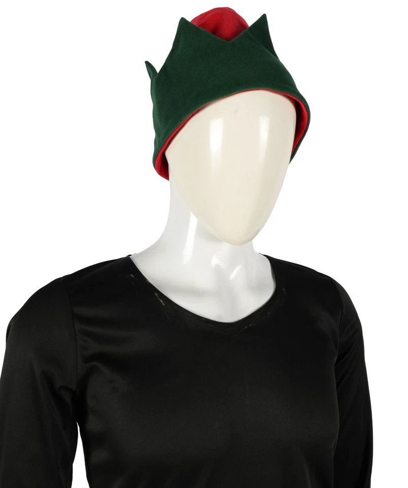Взрослый унисекс классический бархат Рождественский Санта шляпа идеально подходит для праздничного веселья - Изображение 3 из 4