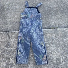 Wolf Mountain Hardwoods Camo Bib Overalls Insulated Hunting Size 32 X 28 See Pic