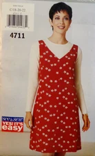 See & Sew Sewing Pattern 4711 Misses Jumper Pullover Fitted A-Line Size 18-22 UC