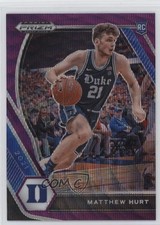 2021-22 Panini Prizm Draft Picks Purple Wave Matt Hurt Matthew #34 0hw4