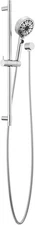 Peerless Precept Slide Bar Hand Shower P62447 6-Spray Settings WaterSense Chrome