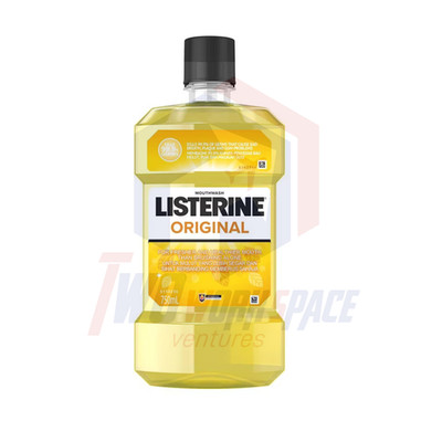 2 x 250ml Listerine Original Mouthwash For Fresher  And Healthier Mouth