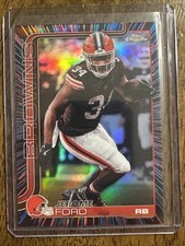 Topps Chrome Jerome Ford Cleveland Browns #71 Football Card 2024 Season 2025
