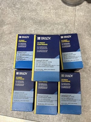BRADY M-51-427 TAPE LABEL B-427 CARTRIDGE WIRE MARKER 7 cartridges quant-7