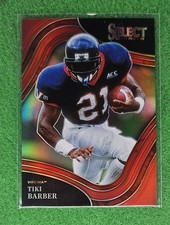 2022 Panini Select Draft Picks - Field Level Tiki Barber #190 Red Prizm /149
