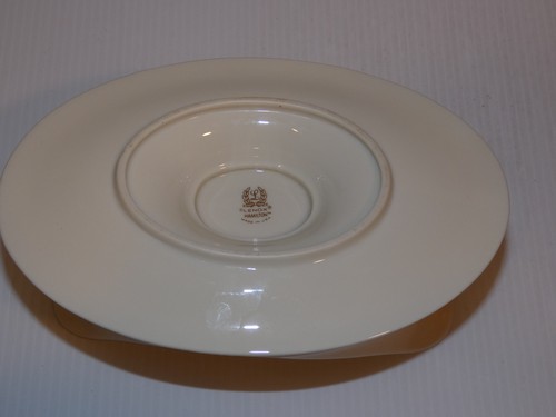 Lenox Hamilton Pattern Sauce/Gravy Boat w Attached Underplate - Picture 6 of 7