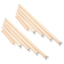 10 PCS Cockatiel Perch Bird Cage Sticks for Parrot Stand Training