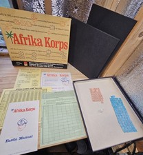 Vintage Afrika Korps WWII Desert Campaign Board Game 1964