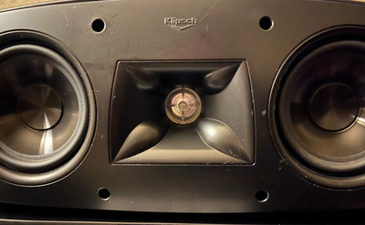 Klipsch Quintet Center Channel Speaker Black w/ Grille Tested Working
