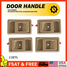 4x Inside Beige Door for Handles 4Runner Tacoma Camry Corolla Pickup Truck Prizm