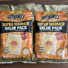 Hothands SUPER WARMER Value Pack 20 ct. Large Size 18 Hours Heat Max Exp 05/28