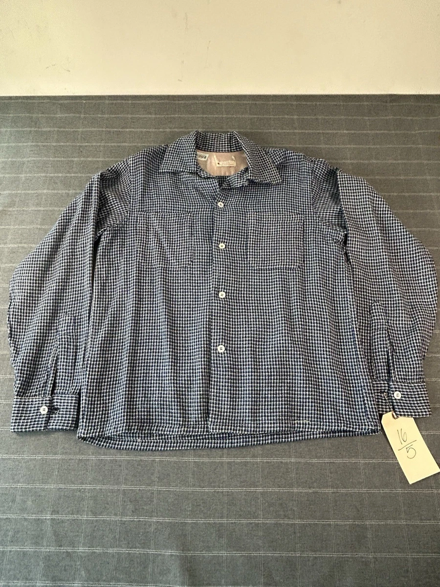 Rockabilly Long Sleeve 1950s Vintage Casual Shirts for Men for