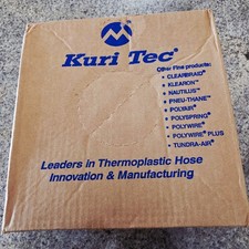 Kuri Tec K010 Clear PVC Tubing 3/16" ID x 5/16" OD   100 ft Roll   Made in USA