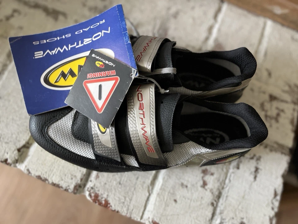 Hombres Northwave Deporte Ciclismo MTB Montaña Plata Ciclismo Zapatos Talla 14 EU 48 Foto 4 de 4
