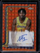 ADOU THIERO 2025-26 TOPPS CHROME ROOKIE AUTO GEOMETRIC ORANGE REFRACTOR RC 20/25