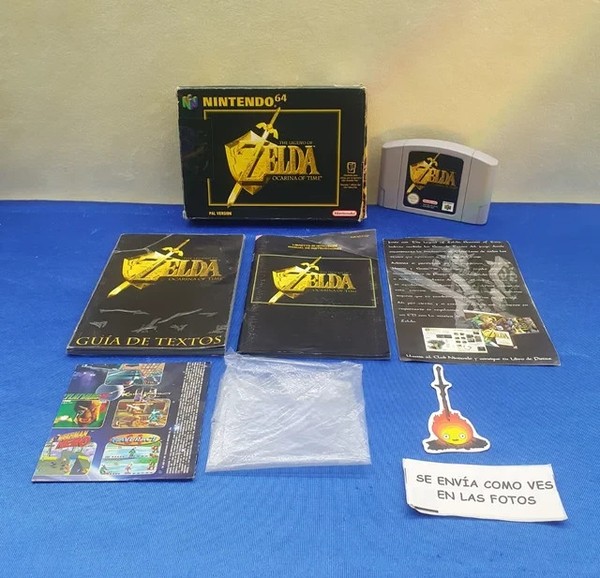 JUEGO NINTENDO 64 N64 THE LEGEND OF ZELDA OCARINA OF TIME PAL ESP
