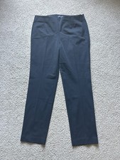 Black Talbots Bi-Stretch Side Zip Trousers Office Pants, Women's Size 12