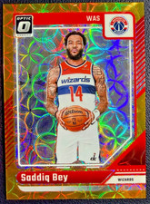 SADDIQ BEY 2024-25 Panini Donruss Optic International Gold Prizm 05/10