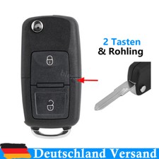 Schlüssel Funkschlüssel Gehäuse 2Tasten Ersatz für VW Transporter T4 Multivan AH