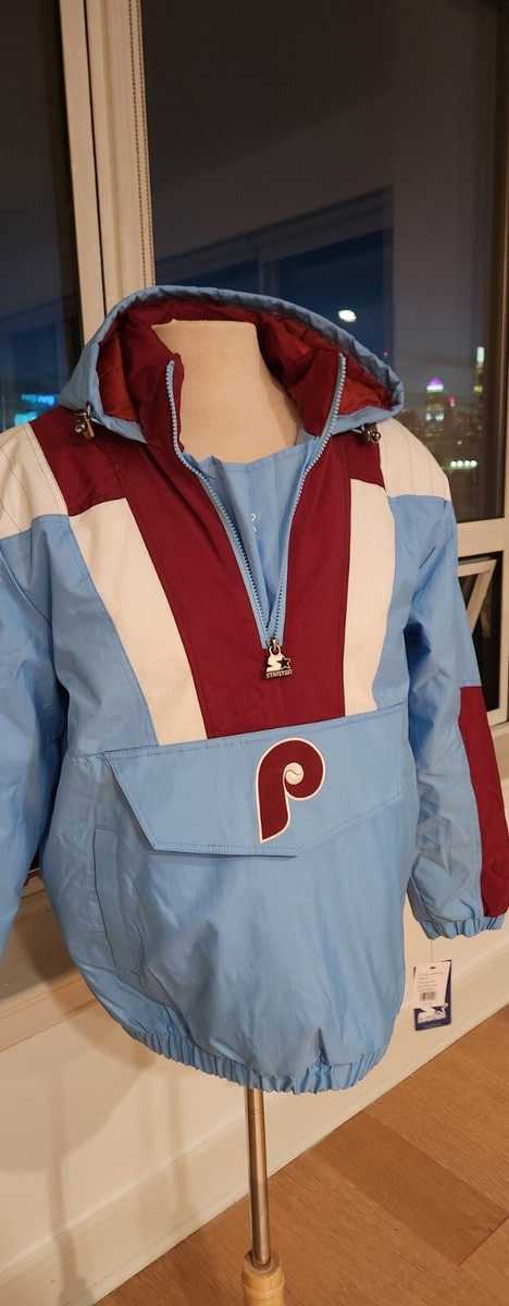 フィラデルフィア・フィリーズ STARTER ジャケット Lサイズ STARTER Philadelphia Phillies Pullover Windbreaker Jacket