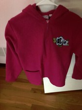 Pink Fleece Jacket Girl Size 12