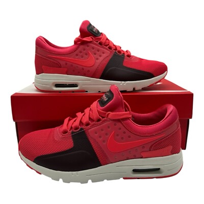 Nike Air Max Zero Shoes Women's Size 6 Ember Glow Sail Red Sneakers 857661-800