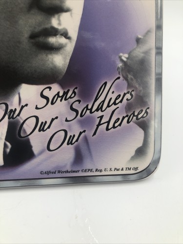 Elvis Presley Soldier Ceramic Sentiment Sign Wall Plaque - Picture 2 of 4
