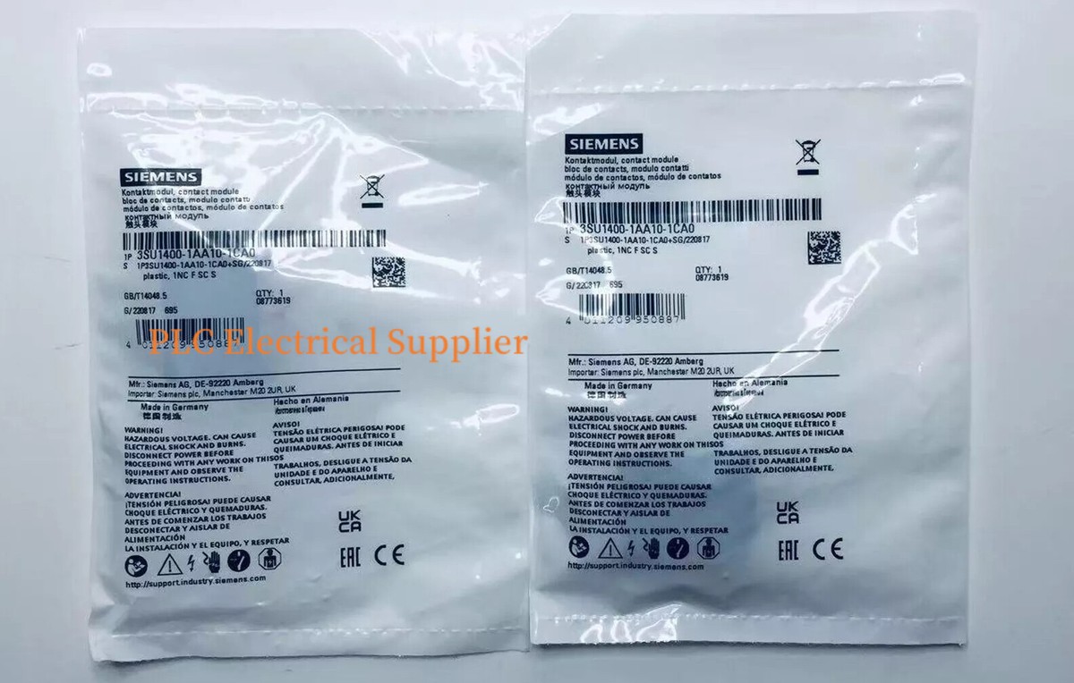 Siemens 3SU1400-1AA10-1CA0 Indicator Light Accessory Contact Module - New