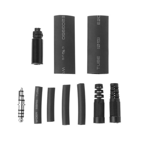 1Set DIY Helicopter Plug Headset Adapter Replacement U-174/U Type Male Female Co - Zdjęcie 3 z 12