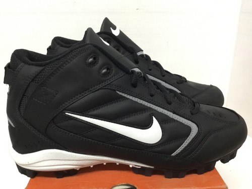 Nike MCS Keystone 3/4 Mens baseball cleat 307012 011 Black/White 2003 Never Worn - Picture 2 of 11