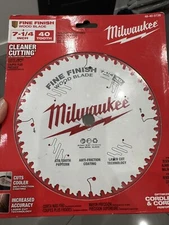 Milwaukee Tool 48-40-0726 7-1/4" 40T Fine Finish Circular Saw Blade