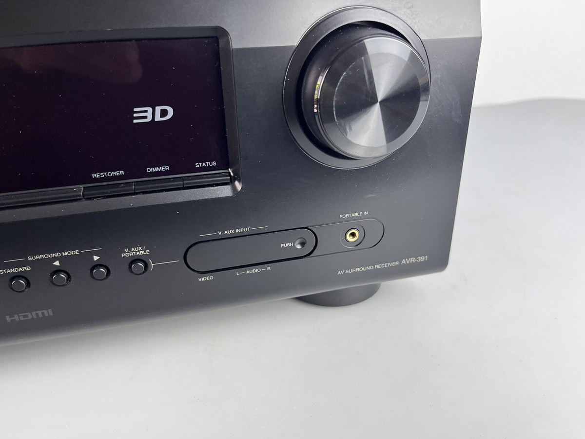 Denon AVR-391 5.1 Channel Home Theater Receiver - Tested Working