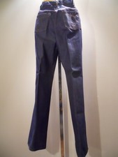 Nos 60s 70s Sears JTF Blue Jeans Pants High Waist Rockabilly Boho Mod Vintage 14