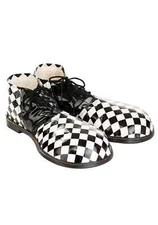Checkered Jumbo Shoe for a Clown