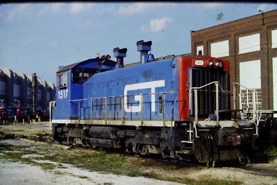 Kodachrome Original Dia Grand Trunk SW1200 Diesel Motor #1517 - Artikel #CC78